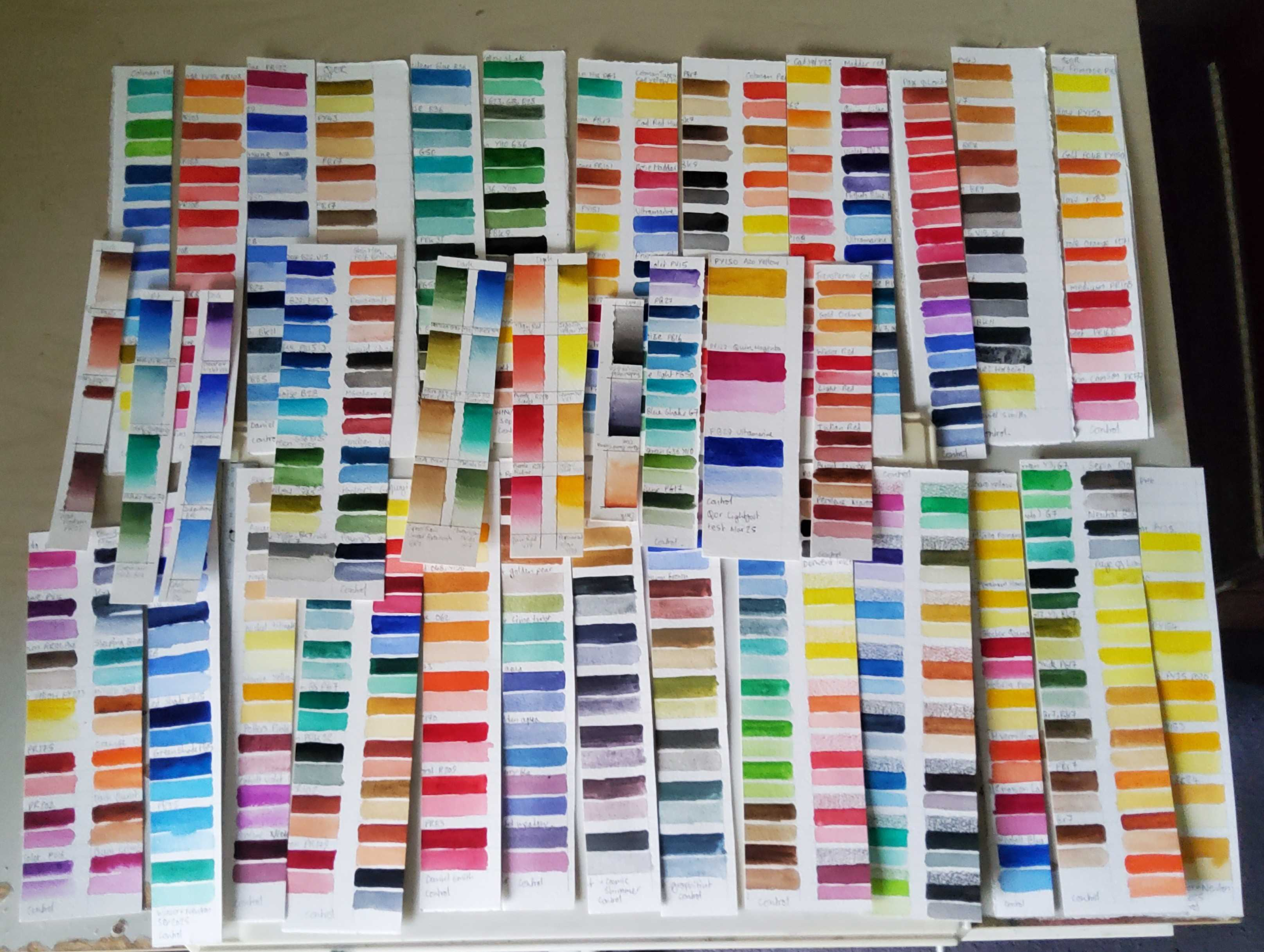 Huge pile of swatches